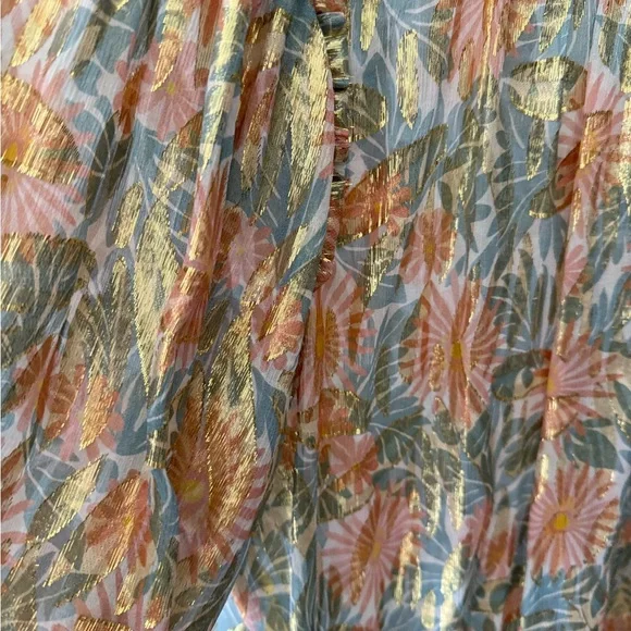 Sezane NWT Malvina Blouse 72% Silk | Size 36 (US 4) - Picture 6 of 9